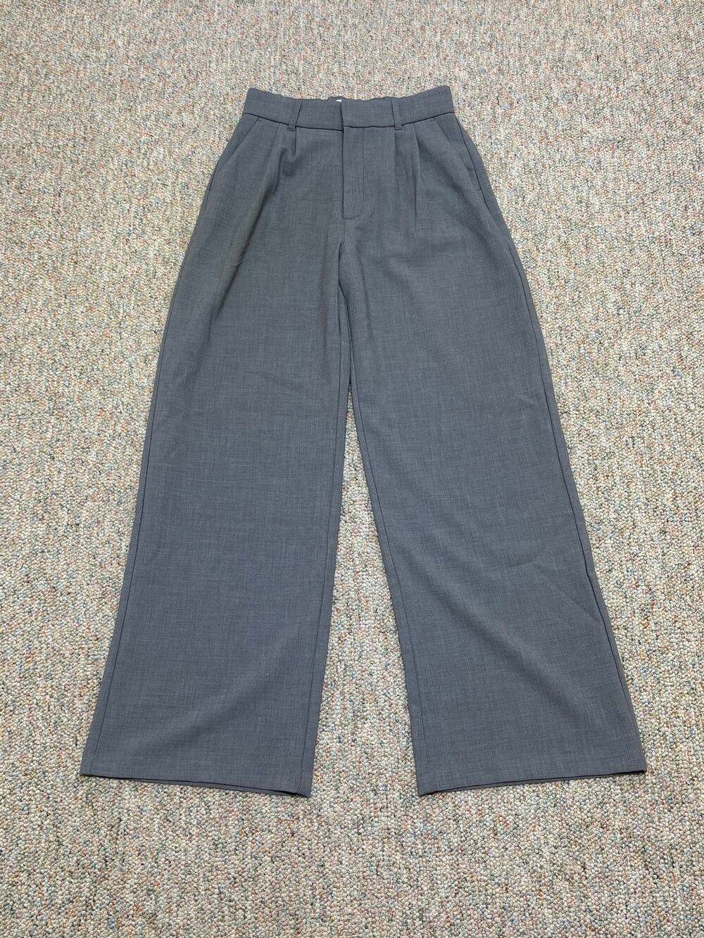 Abercrombie & Fitch Sloane Tailored Wide Leg Pants High Rise Womens Size Small